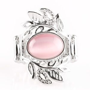Paparazzi pink moon stone ring